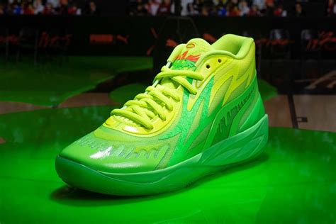 puma lamelo ball slime.